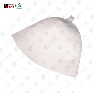 Cappello da sauna moderno in feltro di lana bianca 100% naturale Vapasauna per uomo <span class=keywords><strong>e</strong></span> donna, berretto spesso in feltro per saune a vapore in appartamenti <span class=keywords><strong>e</strong></span> ville - Product Image 6