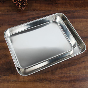 Teglia da Forno <span class=keywords><strong>Rettangolare</strong></span> Usa e Getta in Acciaio Inox 304 Antiaderente, Spessore 2,5 cm, <span class=keywords><strong>per</strong></span> Biscotti, <span class=keywords><strong>Torte</strong></span>, Rotoli, Crostate, Nougat - Product Image 4