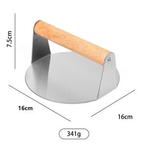 Presse manuelle en acier inoxydable <span class=keywords><strong>pour</strong></span> cuisine, <span class=keywords><strong>pour</strong></span> <span class=keywords><strong>steak</strong></span>, côtelette de porc, burger et gâteau, usage domestique, modèle transfrontalier - Product Image 2