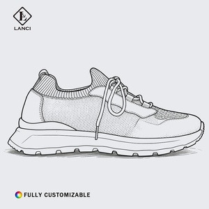 LANCI Produttore di Sneaker, Scarpe di Lusso per Uomo, Calzature Personalizzate Traspiranti in Maglia con Logo, Sneaker di Design di Lusso - Product Image 1