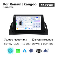 MEKEDE X10 X20 X30 X40 UIS7865 8+128G QLED AKM DSP CarPlay sans fil Android Auto pour Renault Kangoo 2015-2018_NEW