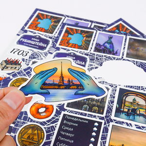 Tùy chỉnh in bền dính không thấm nước Máy tính xách tay chết cắt Sticker phim hoạt hình Vinyl với dầu bằng chứng Tính năng Cmyk in logo - Product Image 3