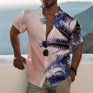 <span class=keywords><strong>Chemise</strong></span> décontractée à manches courtes pour <span class=keywords><strong>homme</strong></span>, imprimé perroquet, style hawaïen, vacances à la plage, coupe ample, taille <span class=keywords><strong>XL</strong></span>, livraison gratuite - Product Image 6