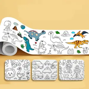 Mainan kustom kreatif anak-anak cat air diy doodle banyak gaya gambar poster