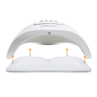 KKS portable 90/72W minuterie auto capteur vernis gel de table uv led lampe à ongles sèche-lampe