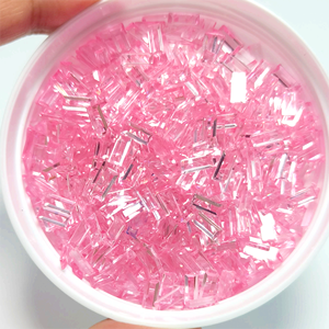 CHENXI Venta al por Mayor de 500g de Cuentas Acrílicas Hechas a Mano de 3*7mm, Abalorios Acrílicos Grabados para Hacer Joyería y Juguetes Hechos a Mano - Product Image 1