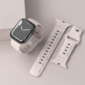 Bracelet en silicone sportif pour Apple Watch S1-8 Ultra avec boucle en acier inoxydable, bracelet de montre 49 mm - Product Image 1