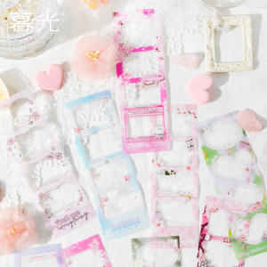 Sakura cloître série PET autocollants Pack 10 pièces par paquet Vintage transfrontalier <span class=keywords><strong>japonais</strong></span> matériel fond Collage décoratif - Product Image 1