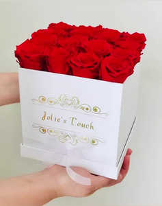 Новый дизайн, оптовая продажа, розовая жесткая картонная гофрированная шоколадная длинная Роза, роскошная круглая коробка - Product Image 4