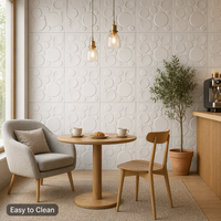 Panneau mural en PVC 3D décoratif, imperméable et ignifuge, 50x50cm, directement de l'usine, pour entrepôt, atelier, intérieur