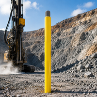 Tiges de forage DTH pour l'exploitation minière de roches dures, 89mm, 102mm, 114mm, avec traitement thermique, prix