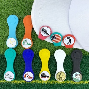Caps Cute for Reading Black Cowboy Ball Tools <b>Ring</b> Custom Divot With Alloy Sets Baseball Bulk Golf Ball Marker With Hat <b>Clip</b> - Product Image 2