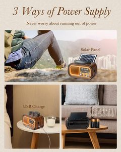 Altavoz relacionado solar con radio de energía solar portátil <span class=keywords><strong>FM</strong></span> AM SW - Product Image 6