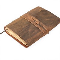 Journal en cuir à couverture rigide de style antique personnalisé pour hommes et femmes, ligné, pour écrire, journal de voyage, cadeau, 80 feuilles
