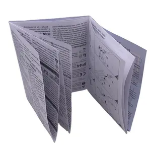 Livro de brochuras de impressão de papel de arte personalizado com preço barato por atacado de design mais recente