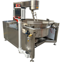 Équipement industriel d'autocuiseur de bouilloire à double paroi inclinable pour la sauce vapeur faire bouillir le sucre pour le lait de soja et de maïs de noix