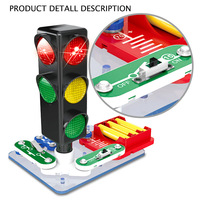 Kit de Circuitos de Semáforos, Juego de Experimentos Científicos Electrónicos DIY, Juguete Educativo STEM para Niños, Regalo