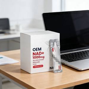 Suplemento Alimenticio OEM NAD+ 1000mg Líquido Oral, Nicotinamida Ribósido, PQQ, Resveratrol, Antioxidante, Energía Celular, Antienvejecimiento - Product Image 3
