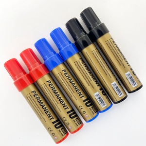 Marcadores Permanentes Surwin de Punta de Cincel Jumbo, No Tóxicos, Resistentes al Agua, Ancho de Escritura de 10 mm, Varios Colores, para Uso Escolar y de Oficina, Mejor Compra - Product Image 4