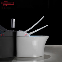 Européenne compostage ronde toilette intelligente