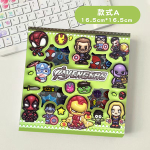 Autocollants de dessin animé Marvel mignons Iron Bat <span class=keywords><strong>Spider</strong></span>-<span class=keywords><strong>Man</strong></span> en boîte, vente en gros, cadeau promotionnel pour fête, décoration de carnet et de tasse pour enfants - Product Image 6