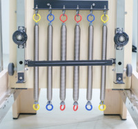 Lit de Pilates Reformer Commercial en Bois d'Érable avec Fonctionnalités Santé – Machine en Bois pour le Corps en Studio de Pilates