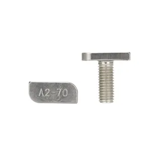 Fastener Product 304 Stainless Steel Flat Head Bolt M8 M10 T Bolt