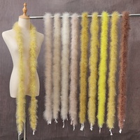 Bandes de plumes de dinde teintes en gros, personnalisables pour décorations de mariage et de fête, accessoires de vêtements DIY, poignets et sacs