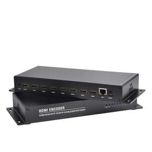 Encodeur vidéo en direct HEVC H.265 H.264 8 ports d'entrée HD avec <span class=keywords><strong>sortie</strong></span> audio AAC TS sur IP HLS/RTMP - Product Image 1
