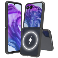 Étui magnétique transparent hybride PC TPU pour Motorola Razr 2024 50 étui de téléphone portable Ultra Ultra protecteur