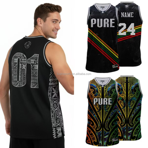 Camisetas de Baloncesto Personalizadas FQ con Diseño de Cultura Reggae, Estilo One Love Jah Bless, Uniformes de Baloncesto Juveniles de Nueva Zelanda, Sublimados - Product Image 1