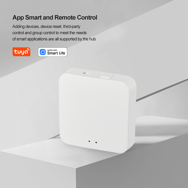 Tuya Modern PC Wireless BLE Gateway ZigBee 3.0 Smart Life APP Remote Control Works with Alexa & Google Home