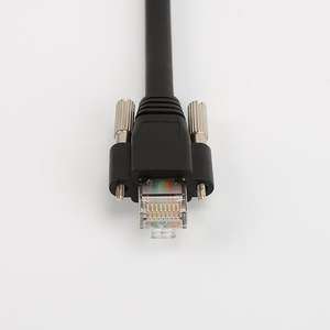 Hoge Flexibiliteit Pvc Geïsoleerde Ethernetkabel <span class=keywords><strong>Rj45</strong></span> Industriële Camera Slot Schroef Koperen Geleider 5 Miljoen Flexing Leven - Product Image 3