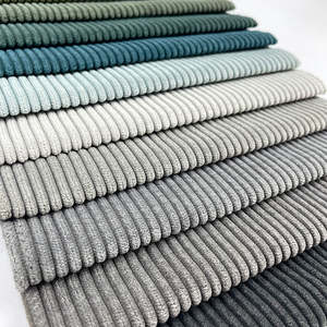 Venta al por mayor de tela de pana de poliéster de alta calidad 230 Gsm tela de pana tapicería de alta calidad - Product Image 3