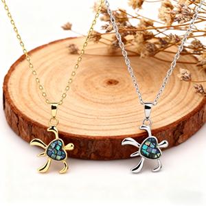 Модное Ювелирное Украшение для женщин, позолоченная цепочка, подвеска в виде черепахи, Шарм-подарок - Product Image 3