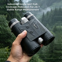 Jumelles télémètre laser HD ED 10X42 1800-2400M, étanches IP65, pour la chasse en extérieur et la mesure de distance au golf