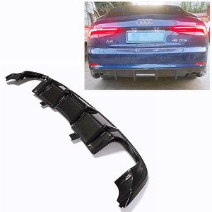 Diffuseur de lèvre de pare-chocs arrière en Fiber de carbone K Style avec feu stop pour <span class=keywords><strong>Audi</strong></span> A5 Sports Edition Convertible Sedan S5 2017-19 - Product Image 1
