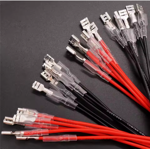 موصلات فاستون سريعة التوصيل 2.8/4.8/6.3 مم 110/187/250 ذكر وأنثى، أطراف توصيل شبكية، مفتاح زر LED، كابل طاقة، حزمة أسلاك - Product Image 3