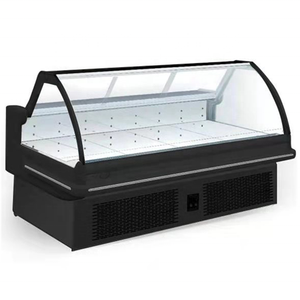 Siêu Thị Tủ Lạnh Thiết Bị <span class=keywords><strong>Butchery</strong></span> Thịt Hiển Thị Thực Phẩm Đông Lạnh Ngực Tủ Đông Cửa Kính Tủ Lạnh <span class=keywords><strong>Showcase</strong></span> Cho Bán - Product Image 6
