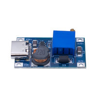 Modul Penguat Tegangan DC-DC TYPE-C MT3608 2A, Modul Penguat Tegangan Step Up yang Dapat Diatur, Tegangan Input 2-24V, Output 5/9/12/-28V