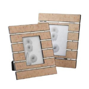 Decorative Natural Color Bone Inlay Photo Frame Decorative Marble Colored Bone Inlay Photo Frame Vintage Floating Photo Frame - Product Image 6