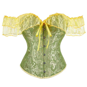 <span class=keywords><strong>Top</strong></span> Corto da Donna Lavorato all'Uncinetto a Maniche Corte, Monocolore, con Scollo a Barca e Laccetti, Aderente - Bianco, Nero, Verde, Rosso, Marrone - Product Image 2