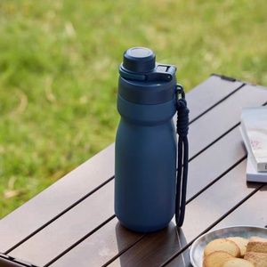 New Design Outdoor 560ml Portable Travel Mug with Hand Grip Insulation Vacuum <b>Flask</b> Water <b>Bottle</b> for Coffee - Product Image 5