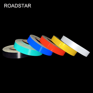 2.5 cm <span class=keywords><strong>Bande</strong></span> réfléchissante à visibilité bleue de qualité commerciale Rouleau d'autocollant réfléchissant Autocollant réfléchissant pour <span class=keywords><strong>roue</strong></span> de voiture - Product Image 1