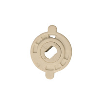 Charnière à amortisseur rotatif à fermeture douce hydraulique en plastique moulé par injection pour couvercle de siège de toilette, couleur personnalisée, finition de surface découpée