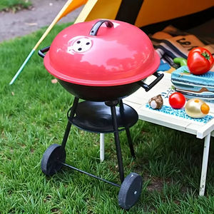 Barbecue au charbon <span class=keywords><strong>de</strong></span> bois pratique, abordable et sûr avec structure métallique pour balcon et terrasse - Product Image 5