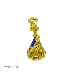 HD927 <span class=keywords><strong>Abalorios</strong></span> colgantes de esmalte de dibujos animados con diseño de Pato Donald, herramienta de repostería, patín de hielo, consola de juegos, cuentas de agujero grande para pulseras y joyería para niñas - Product Image 6