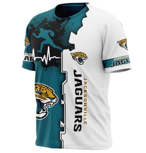 Jacksonville báo đốm 2025 Chất lượng cao tất cả 32 Đội Bóng Đá Đội người đàn ông thể thao t Áo sơ mi có thể giặt thoải mái thể thao t Áo sơ mi - Product Image 1