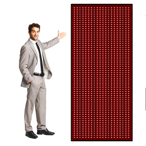 Couverture de soin à lumière rouge pliable pour usage domestique, vente en gros d'usine, 1280 LED 660nm 850nm, 180x80cm, portable, pour soins quotidiens de la peau du corps entier - Product Image 1