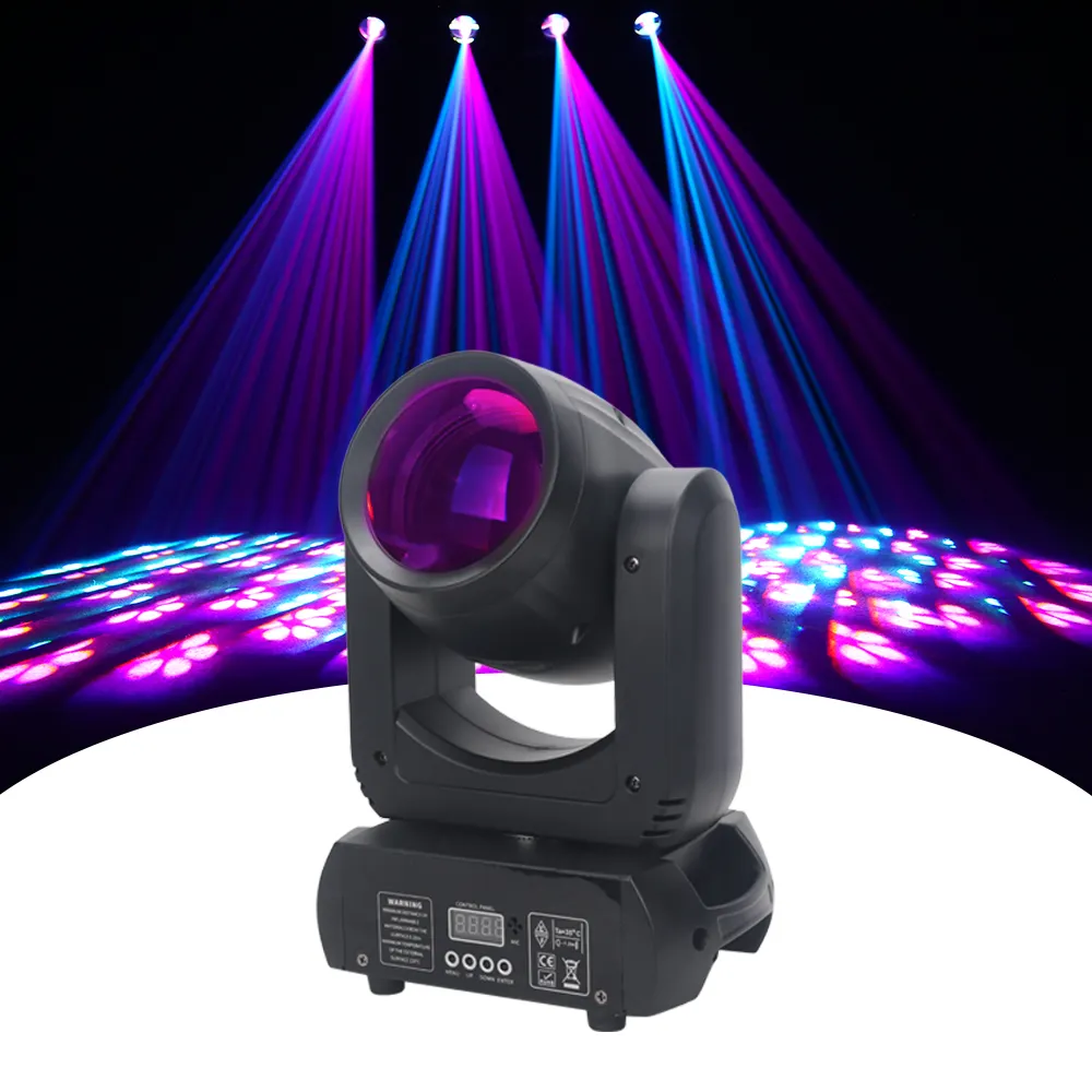 150W Dj ekipmanları Gobo Spot ışın Led hareketli kafa Dj parti disko Led sahne ışıkları